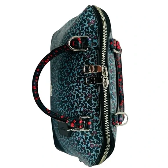 Coach Sierra Satchel Ranch Floral Tea Rose Print Limited Edition Domed Bag $395 - Picture 5 of 14